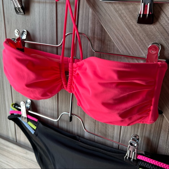 NWOT Victoria’s Secret Multi-way Neon braided Bikini - INCLUDES SANITARY LINER - Picture 2 of 9